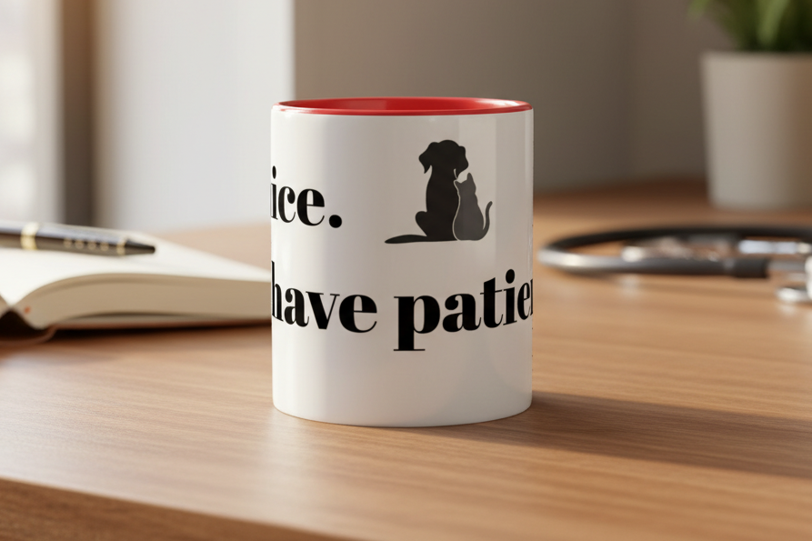Be Nice I Have Patients Mug Lifestyle