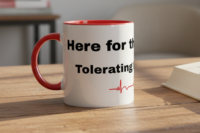 Here for the Animals Mug Lifestyle