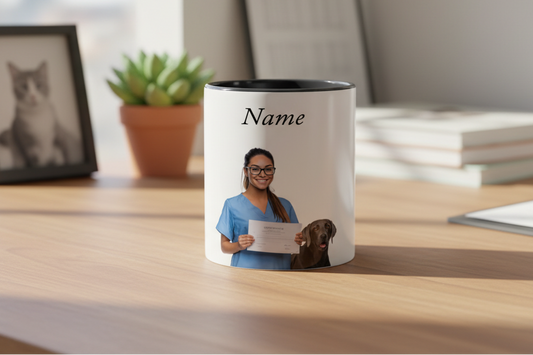 Image and Name Personalised Mug Lifestyle