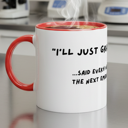 Mug in Vet Clinic Setting