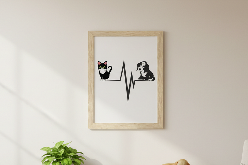 Paws on the Pulse Poster Lifestyle