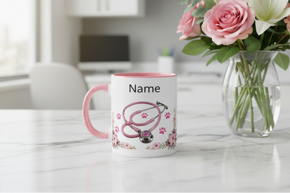 Pretty in Pink Personalised Mug Lifestyle