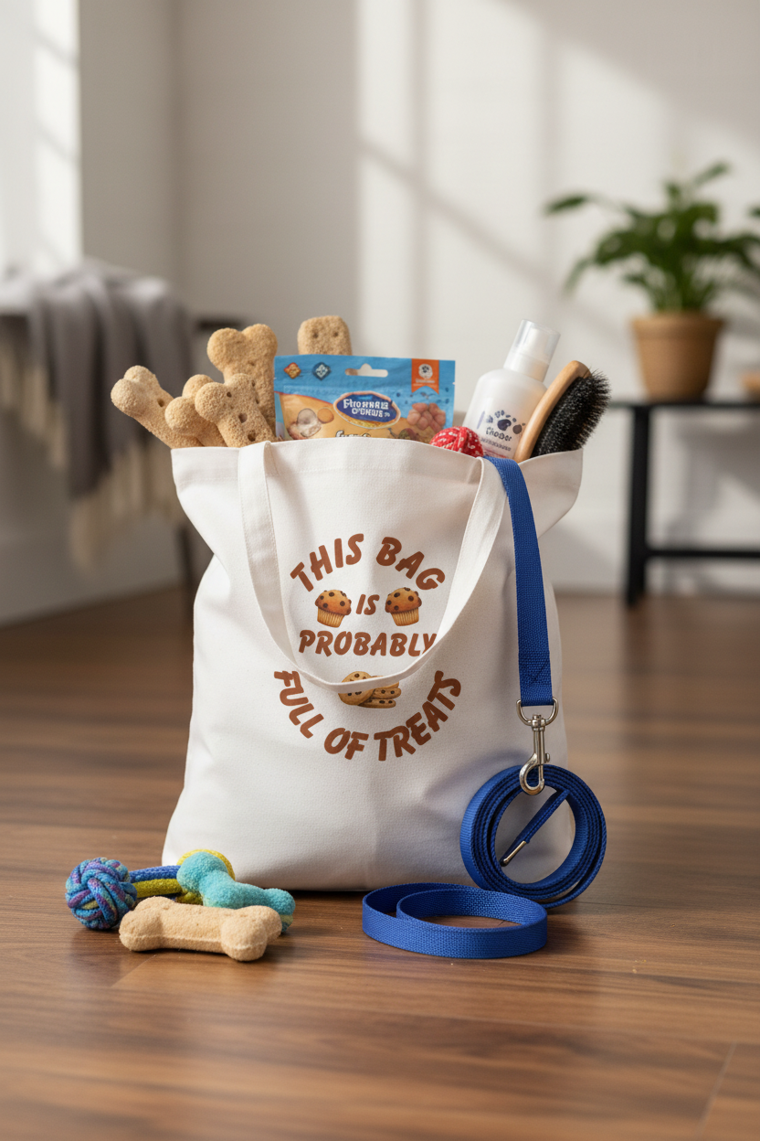 Probably Full of Treats Tote Bag Lifestyle