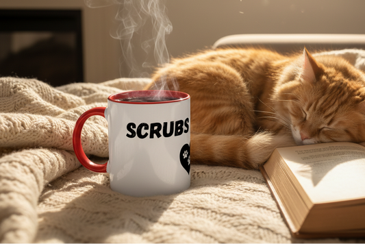 'Scrubs and Paws' Mug Mockup