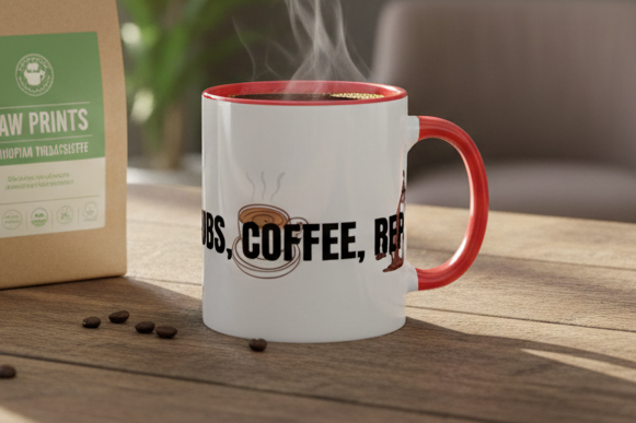 Scrubs Coffee Repeat Mug with Coffee Bags