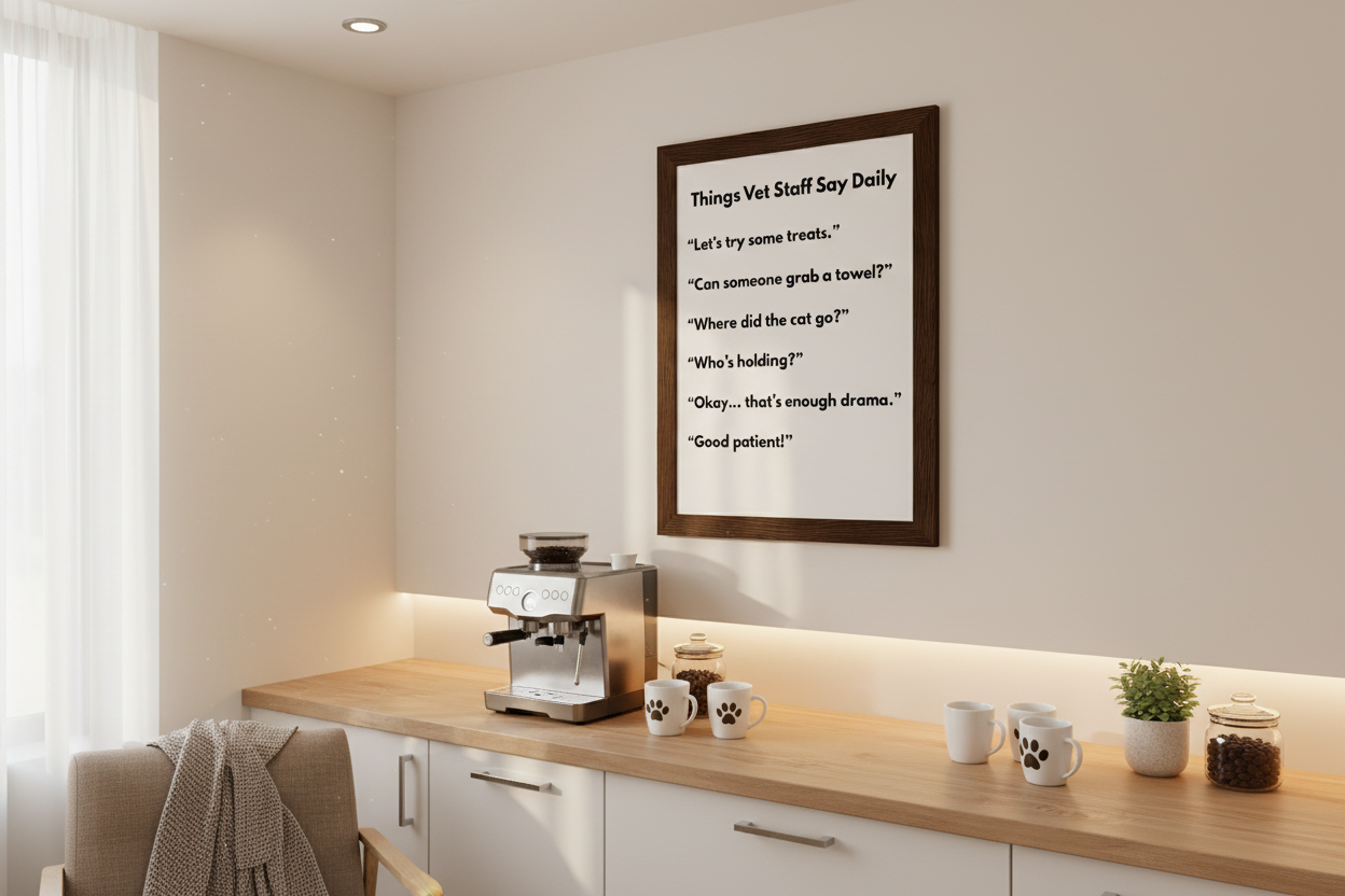 The Common Phrases We Say Framed Poster Lifestyle