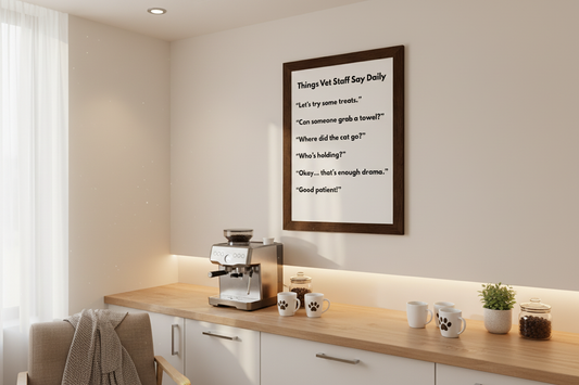 The Common Phrases We Say Framed Poster Lifestyle