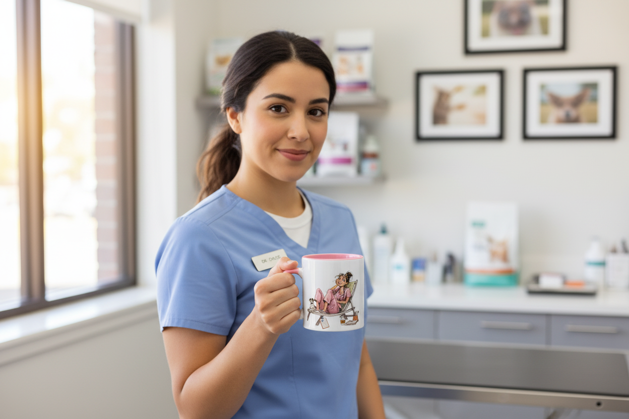 The Exhausted Vet Life Mug - Vet Holding