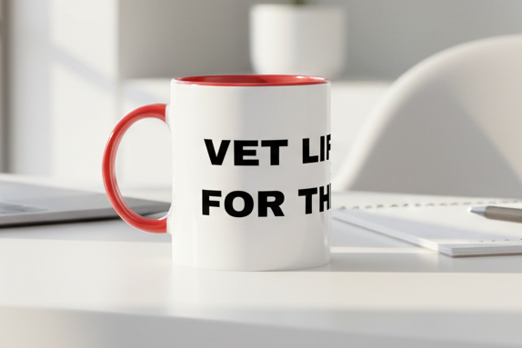 Vet Life Isn't for the Weak Mug Lifestyle
