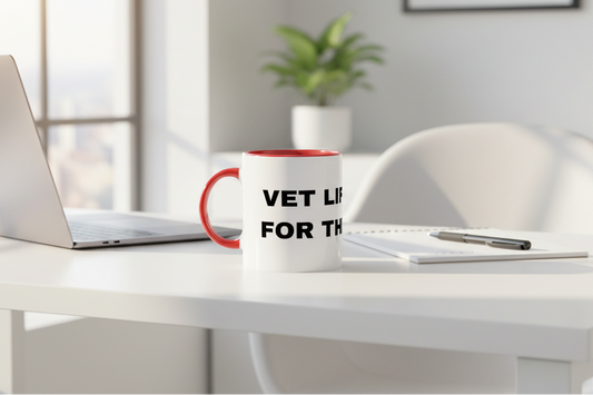 Vet Life Isn't for the Weak Mug Lifestyle