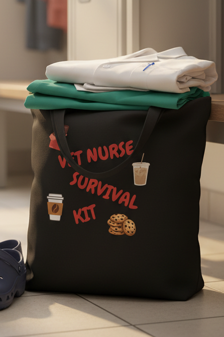 Vet Nurse Survival Tote Lifestyle