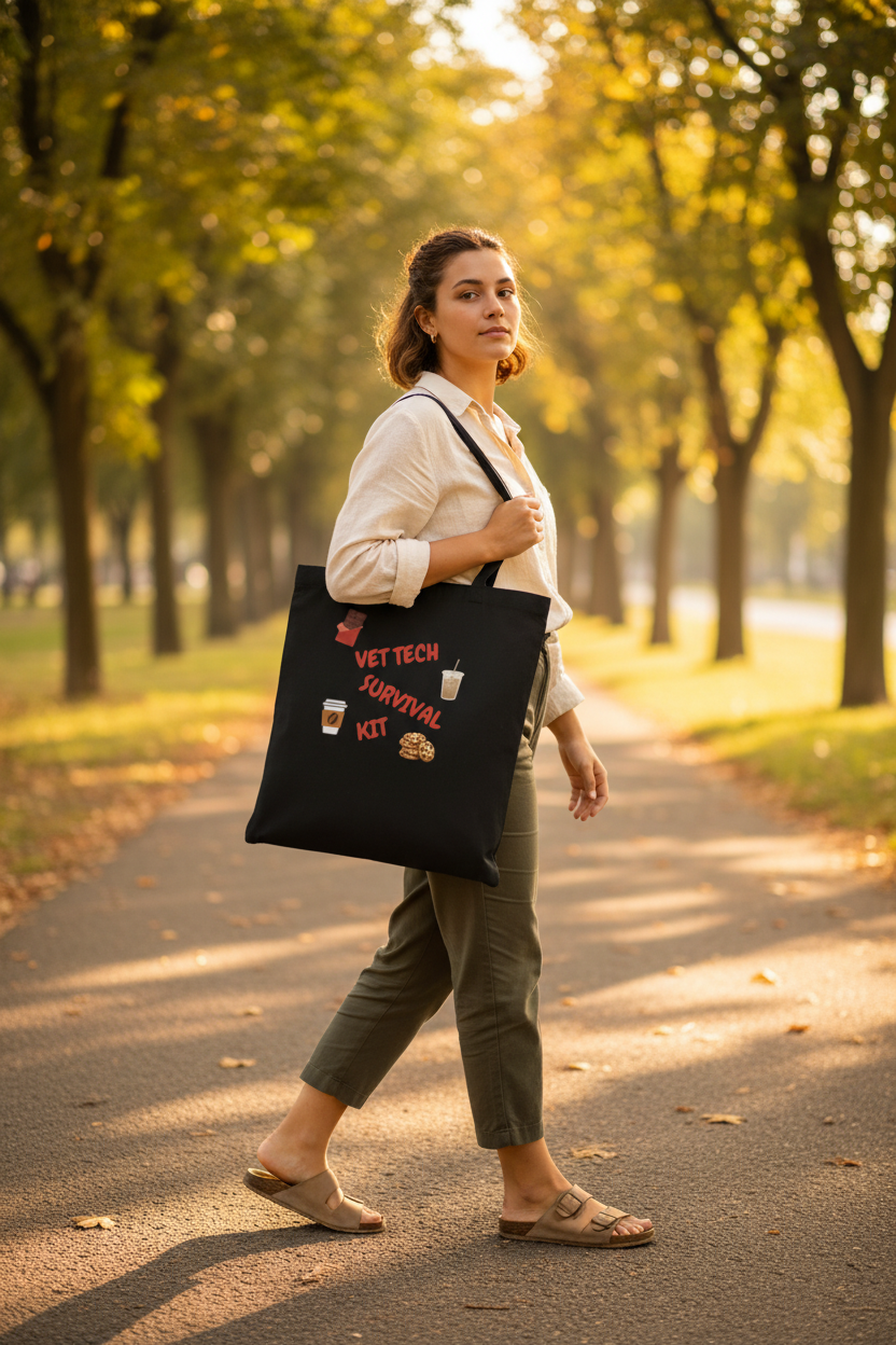Vet Tech Survival Kit Tote Bag Mockup