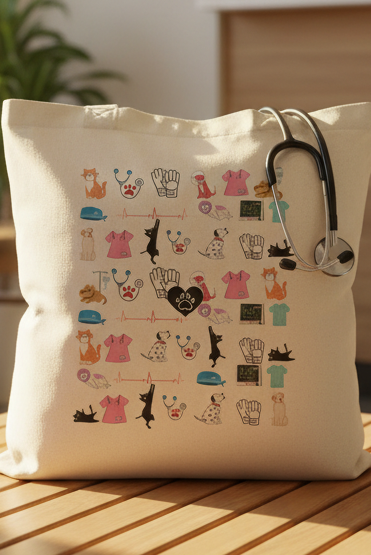 Veterinary Life Tote Bag Lifestyle